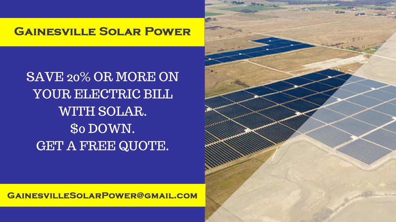Affordable Solar Energy Gainesville FL - Gainesville Solar Energy Costs