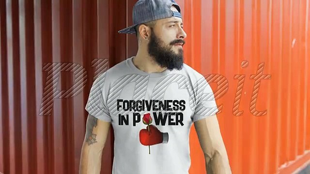 amazing boxing t shirt for boxing lover !! - ( Forgiveness in Power ) boxing gloves T-shirt