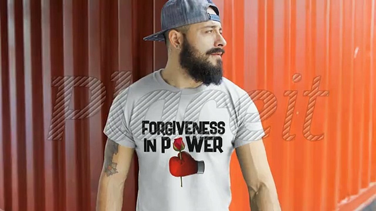 amazing boxing t shirt for boxing lover !! - ( Forgiveness in Power ) boxing gloves T-shirt