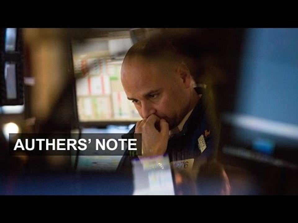 Seven fat years I Authers Note