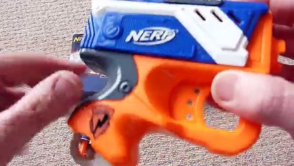 NERF N-Strike JOLT Vs N-Strike REFLEX IX-1 *REVIEW*