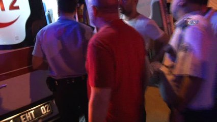 Sulama kanalına düşen şahsı vatandaşlar halat yardımıyla kurtardı