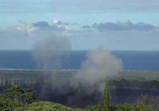 Kilauea Fissure Eruptions, Huge Lava Fountains