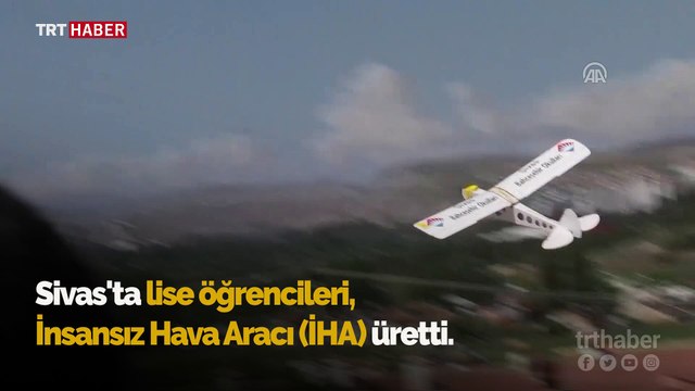 Lise öğrencileri insansız hava aracı yaptı