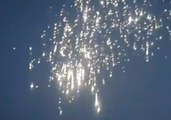 Incendiary Munitions Fall on North Hama Towns