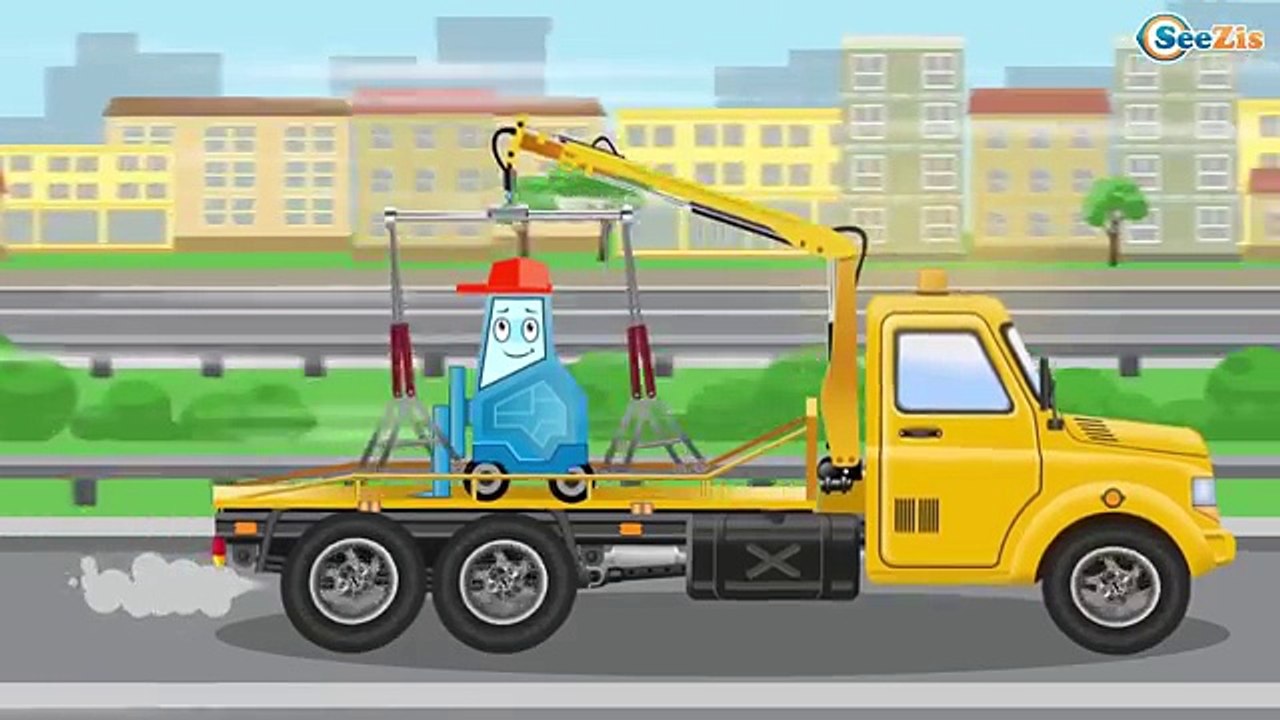 ✔ Dépanneuse Voiture de course pour enfants. Tiki Taki Dessins Animes ✔