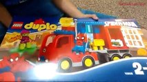 Lego Duplo Spiderman Truck Toy Unboxing and Playtime | Kids Fun Superhero Review Green Goblin