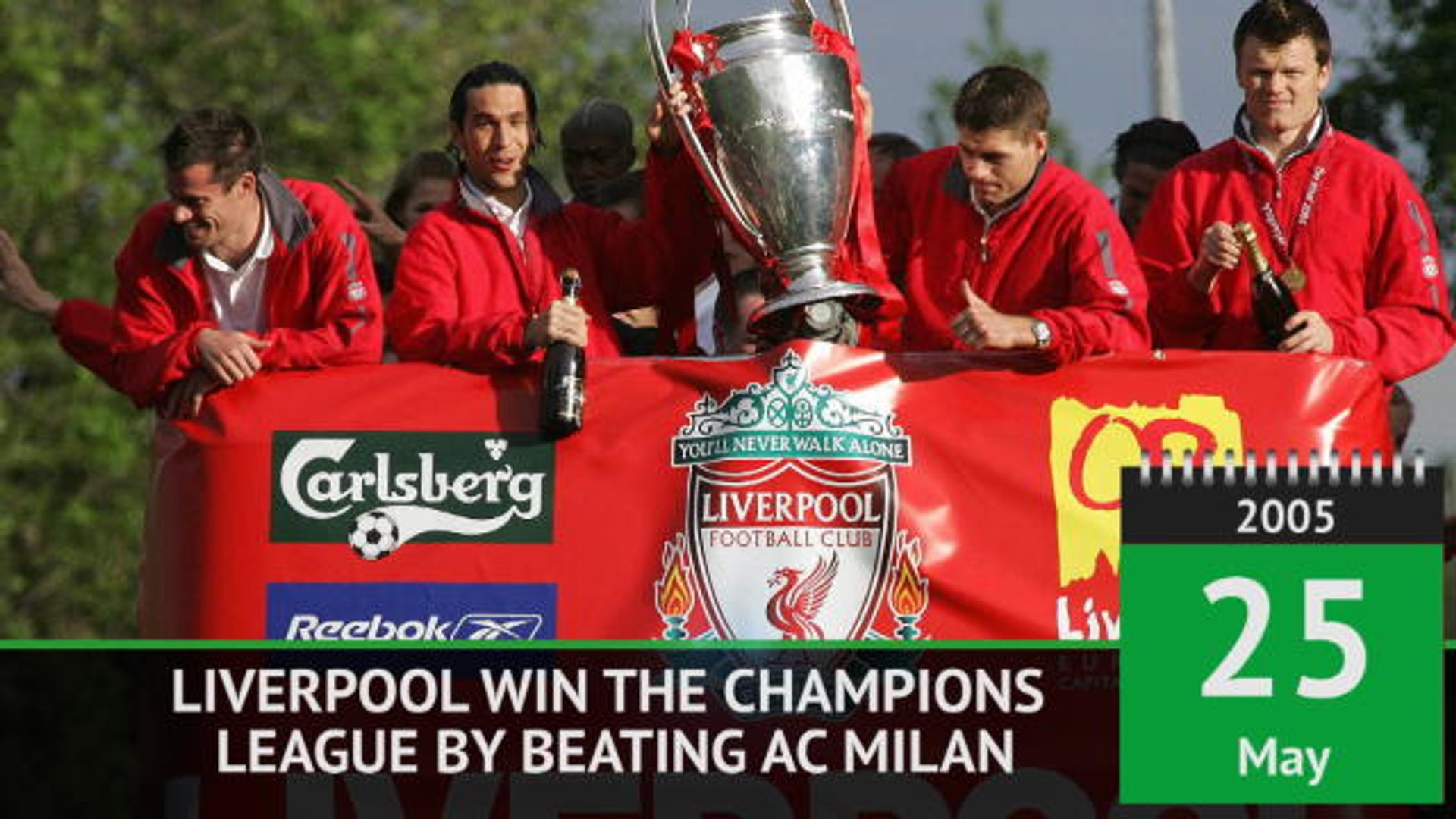 On This Day Liverpool Win 2005 Champions League Final Video Dailymotion