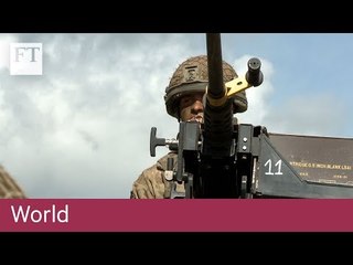 On exercise with the British Army as it battles for funds