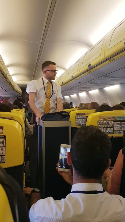 Dancing Flight Attendant