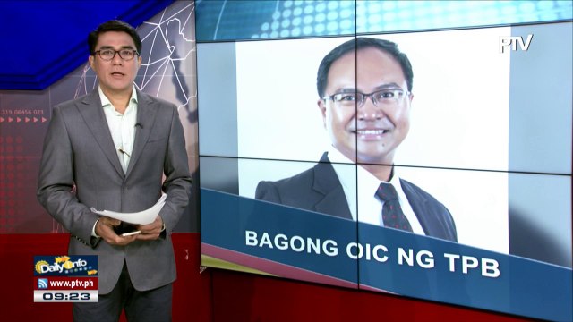 Arnold Gonzales, bagong OIC ng TPB