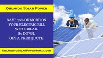 Affordable Solar Energy Orlando FL - Orlando Solar Energy Costs