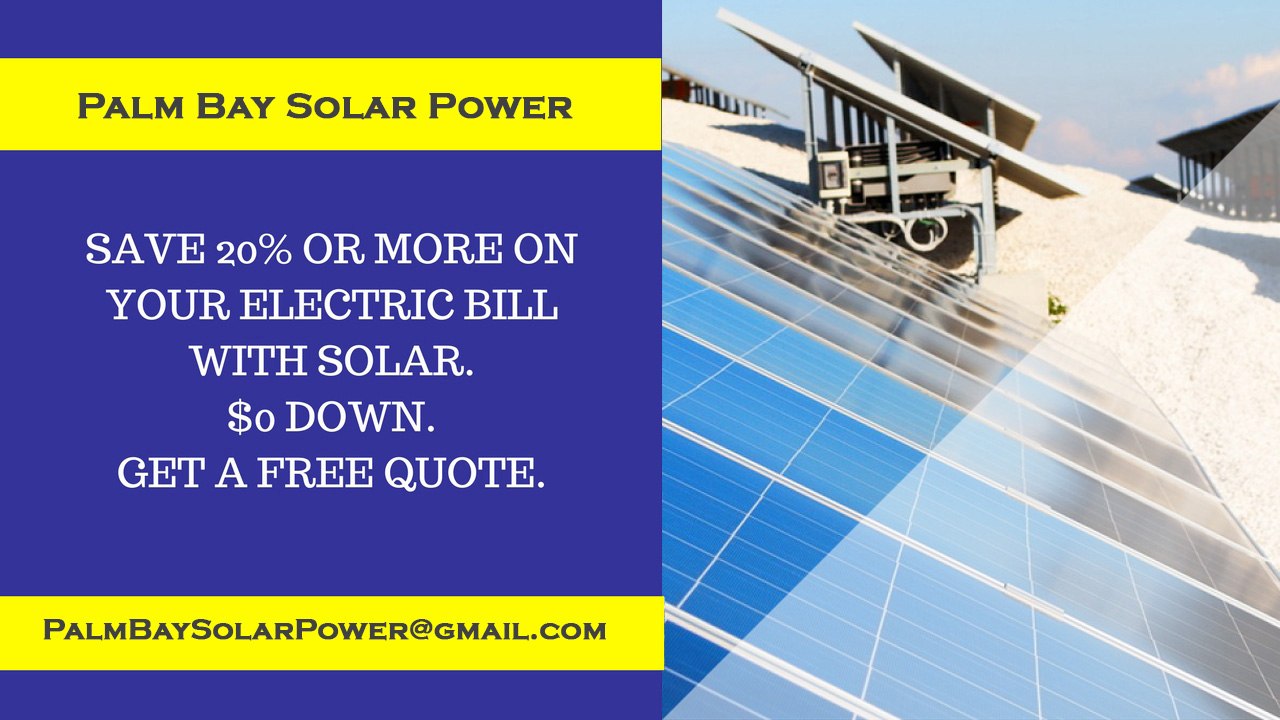 Affordable Solar Energy Palm Bay FL - Palm Bay Solar Energy Costs