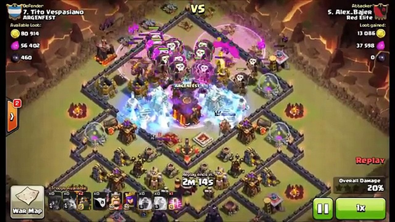 Clash Of Clans | How To 3 Star LavaLoon at Th10 Post Update (Kill CC WITH troops in It!)