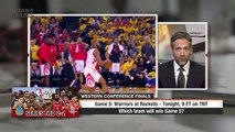 First Take makes predictions for Warriors vs. Rockets Game 5 | First Take | ESPN