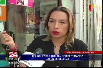San Juan de Lurigancho: peluquería es asaltada por séptima vez