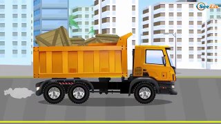 Le Camion Curieux Voitures de Сonstruction - Collection de dessins animés Pour Enfants