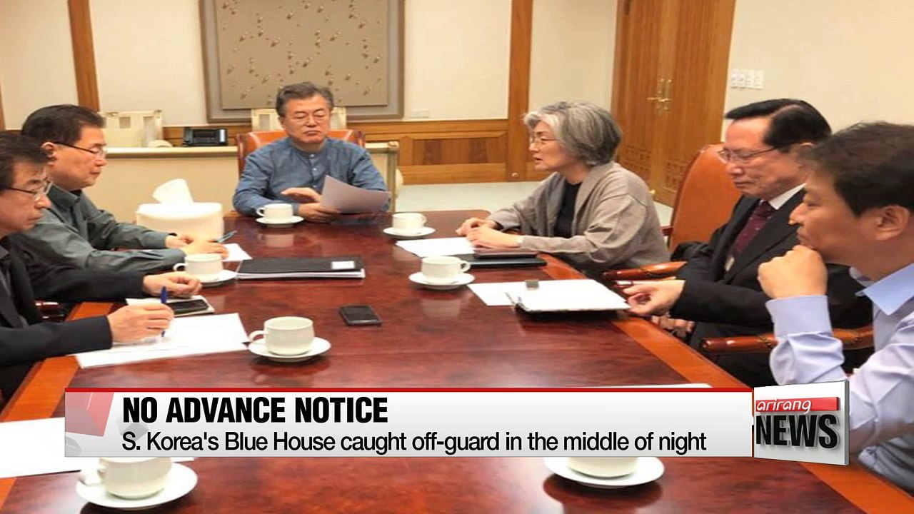 S. Korea's Moon "baffled, perplexed" by Trump's cancellation of Singapore Summit with N. Korea's Kim Jong-un