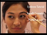Eyebrow Tutorial by Benefit Cosmetics X Popbela