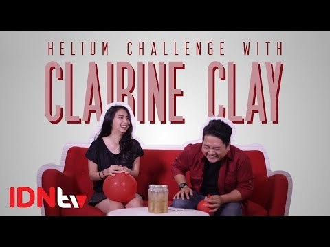 Helium Challenge with Clairine Clay │IDNtv