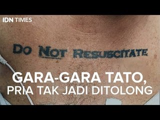 Gara-Gara Tato, Pria Tak Jadi Ditolong