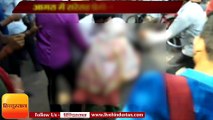 lovers beaten by their family on Aligarh highway in Agra