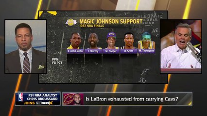 Chris Broussard on LeBron's Game 5 vs Boston, Durant dealing with playoff pressure | NBA | THE HERD