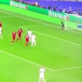 Sergio Ramos beating Loris Karius on his face during Champions League final