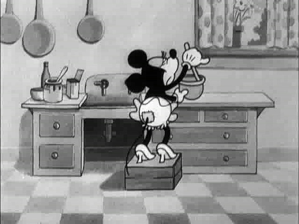 Mickey Mouse, Minnie Mouse, Pluto - The Grocery Boy  (1932)