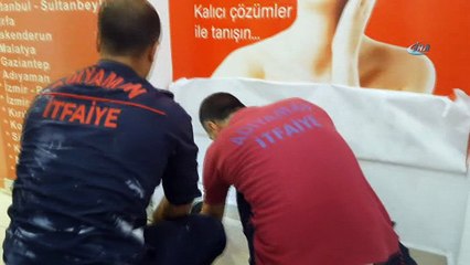 Yavru kedi duvar kırılarak kurtarıldı