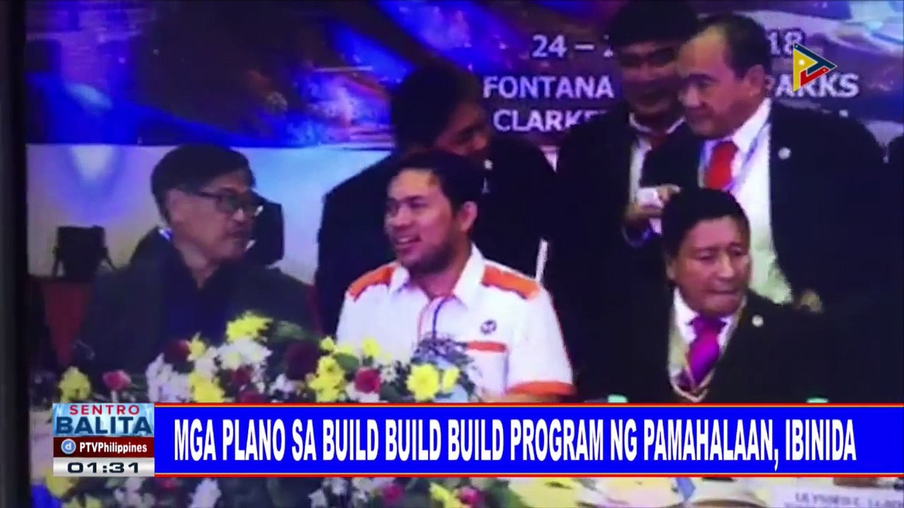 Mga plano sa ‘Build, Build, Build Program’ ng pamahalaan, ibinida