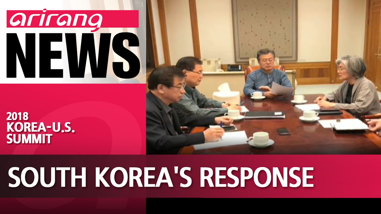 S. Korea's Moon "baffled, perplexed" by Trump's cancellation of Singapore Summit with N. Korea's Kim Jong-un