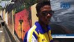 Vincentian artists Aayon Ambrose, 21, of Belair, and Golda Edwards, 24, of Rose Bank, talk about their skill and the public's reaction to their murals. They can