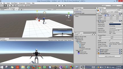 Unity 3d Endless running game - Tut 1 - Making Charer run