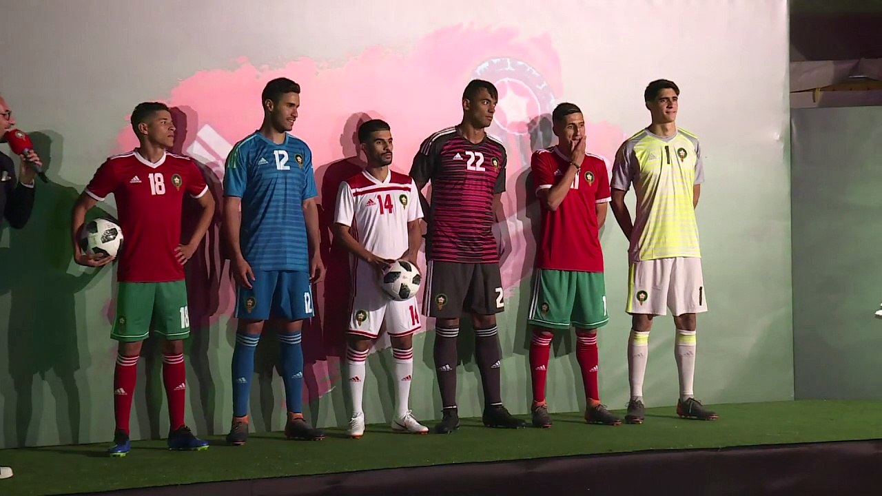 مونديال 2018: المغرب يكشف عن قميصه ويستهل تحضيراته