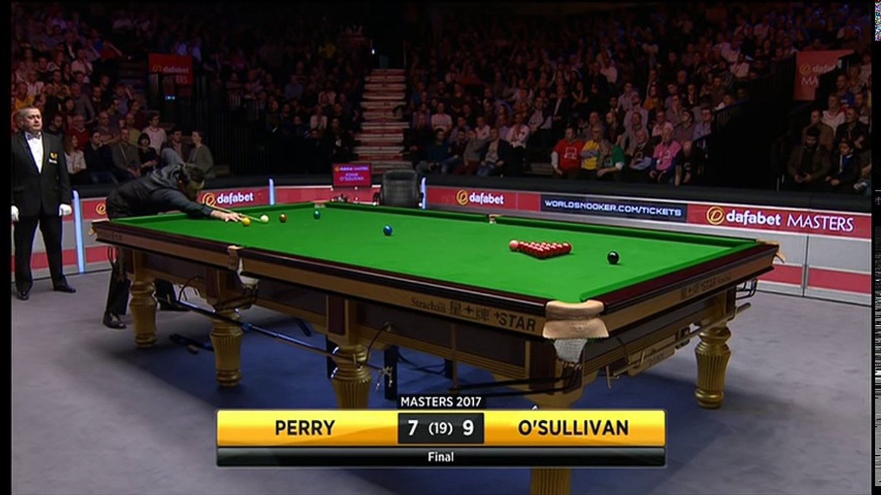 Perry v O'Sullivan FINAL FRAME of the 2017 Masters