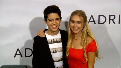 Joshua Rush and Emily Skinner "Adrift" World Premiere