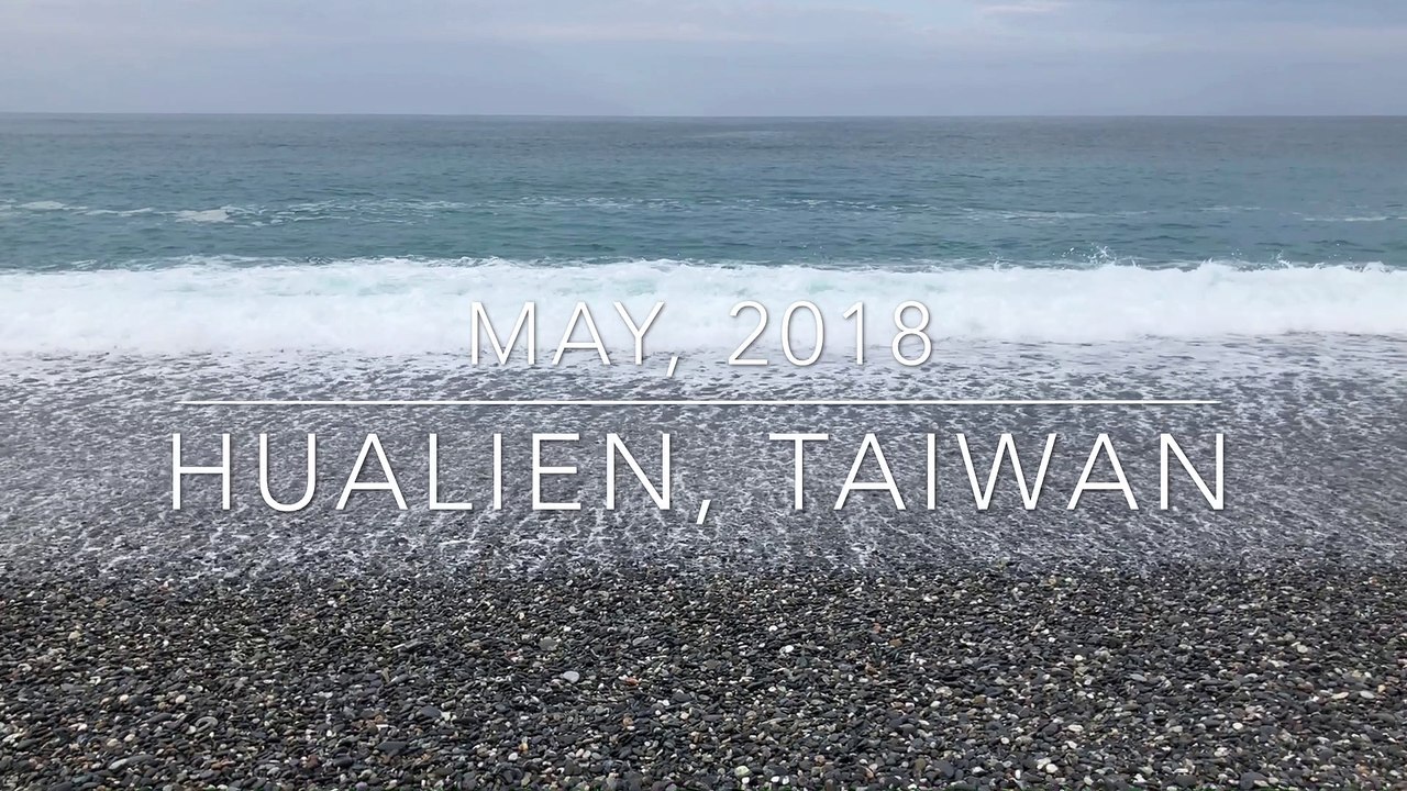 Qixingtan Beach, Hualien, 2018