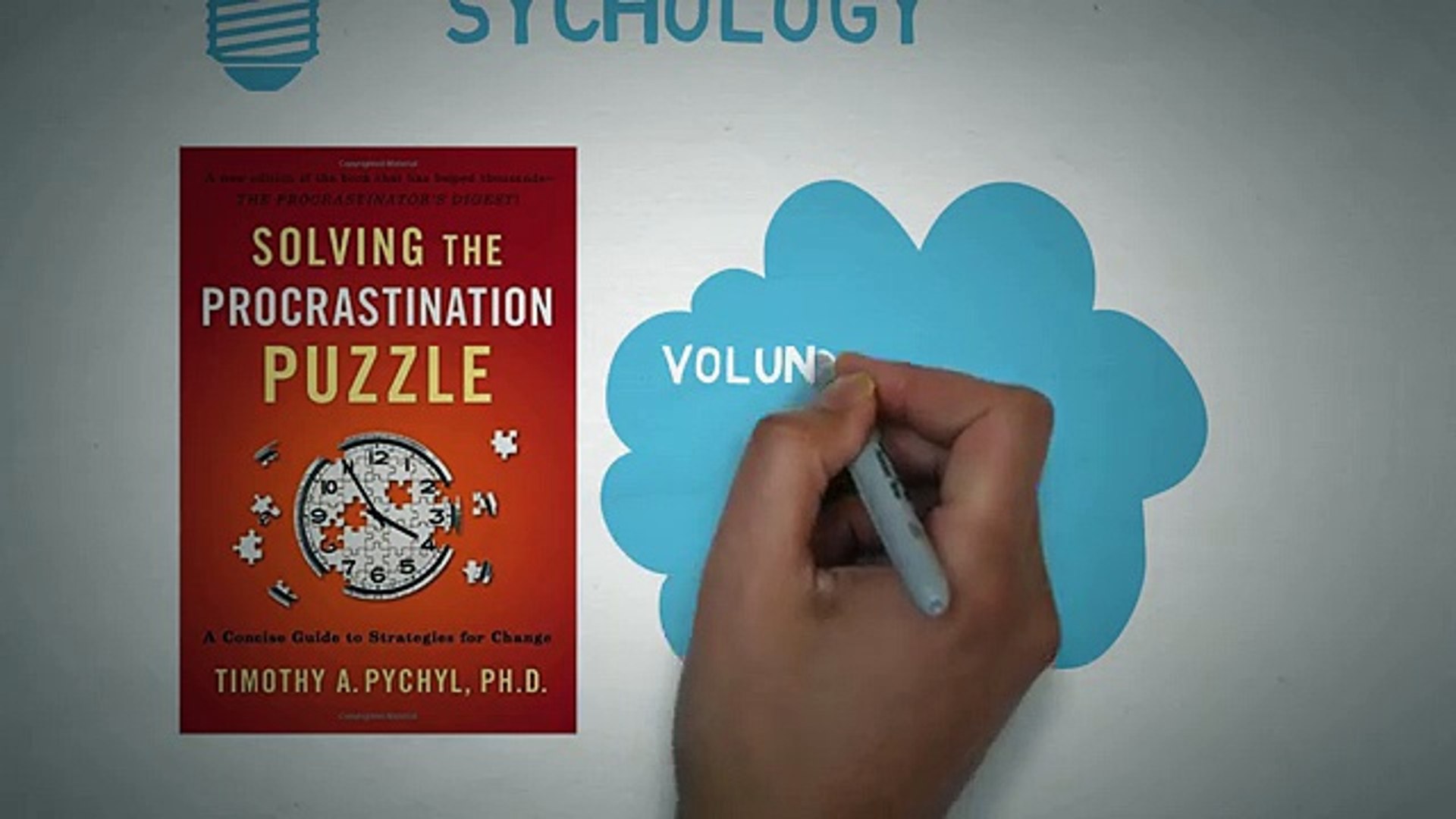 How to Stop Procrastinating - Solving The Procrastination Puzzle - Timothy  Pychyl - video Dailymotion