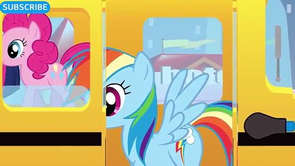 MLP My Little Pony Cartoon Wheels on The Bus Song