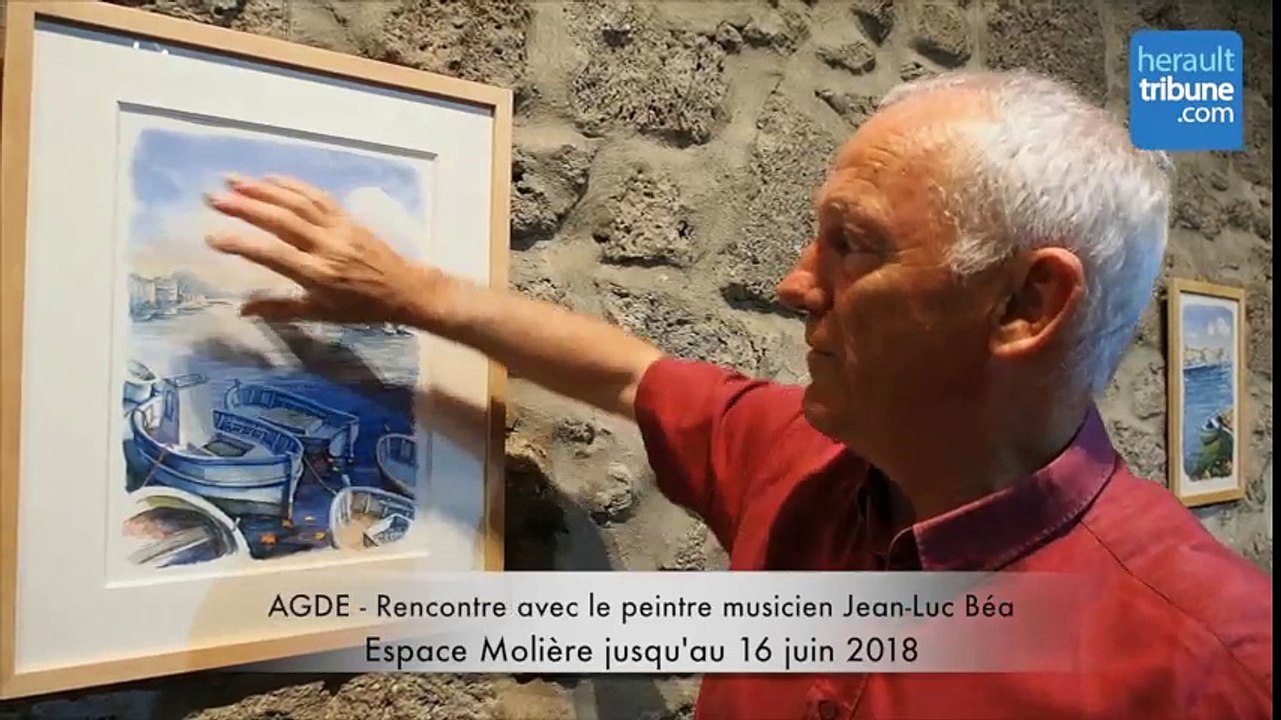 AGDE - Rencontre avec le peintre musicien Jean-Luc Béa