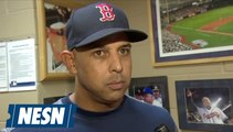 Alex Cora recaps the Red Sox 6-3 loss to the Rays