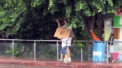 Sağanak hayatı olumsuz etkiledi - ANTALYA