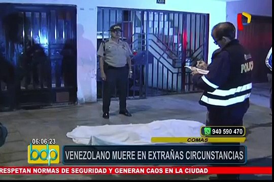 Comas: ciudadano venezolano muere en extrañas circunstancias en la puerta de su casa