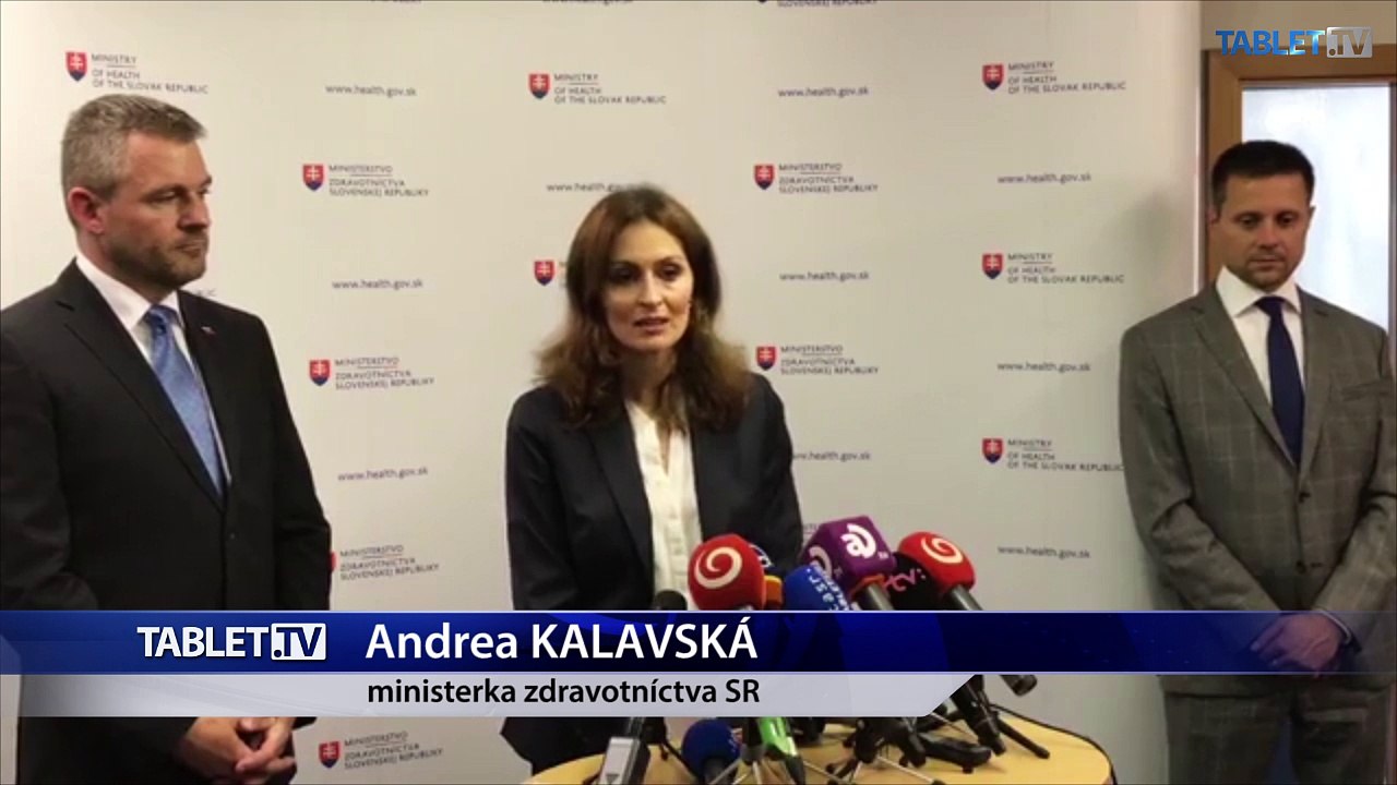 ZÁZNAM: Brífing premiéra P. Pellegriniho s ministerkou zdravotníctva A. Kalavskou
