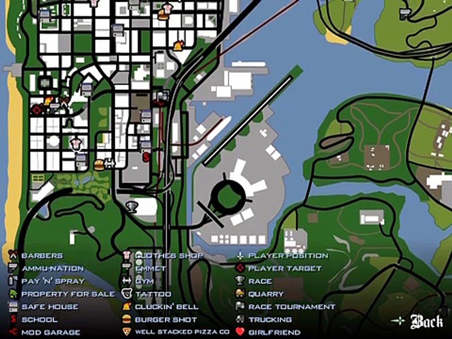 Gta San Andreas Map Of Girlfriends