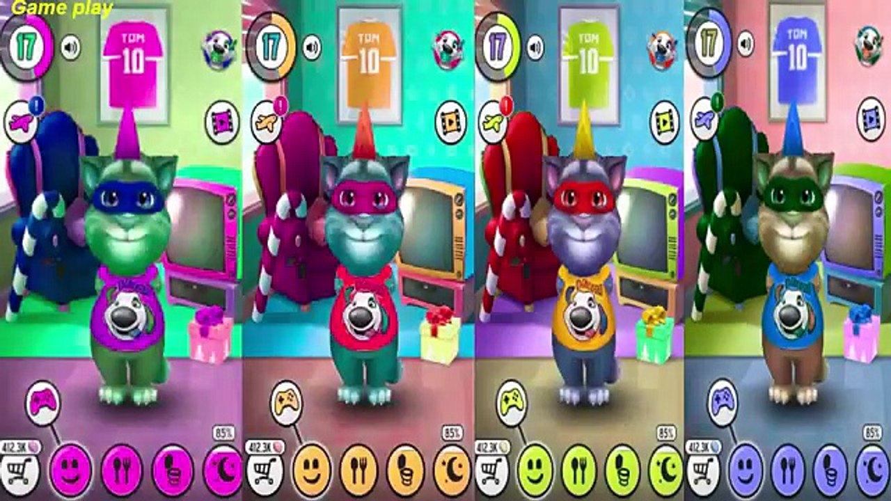 Colors Reion Compilation My Talking Tom Great Makeover Funny Videos