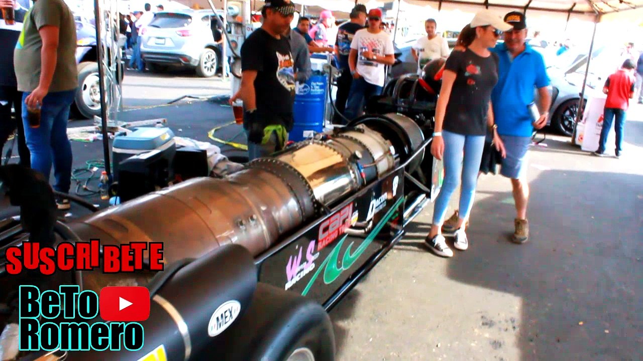 DRAGSTER CON TURBINA EN LOS ARRANCONES DE TEPA BTR