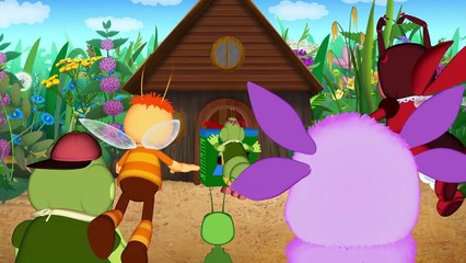 Учимся с Лунтиком - Лунтик, Кузя и гусеницы играют в пятнашки