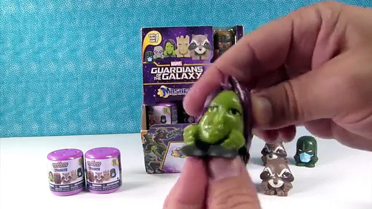 Guardians Of The Galaxy Mashems Marvel Series 1 Full Set Unboxing | PSToyReviews